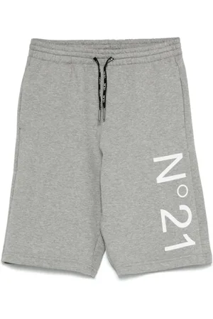 Nº21 Shorts con logo estampado