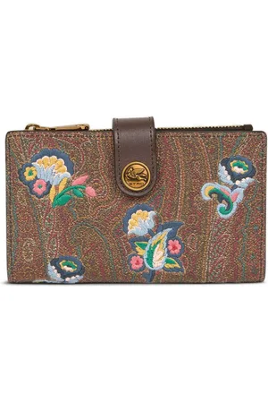 Etro Cartera con bordado floral