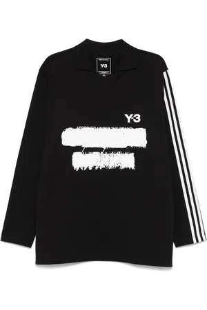 Y-3 Playera tipo polo con logo gráfico