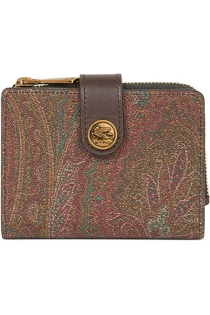 Etro Cartera con estampado de cachemira