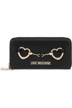 Moschino Cartera con placa del logo