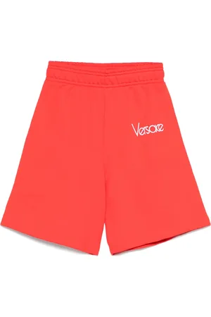 VERSACE Shorts con logo bordado