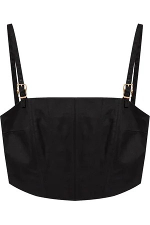 Cult Gaia Top corto con cuello cuadrado