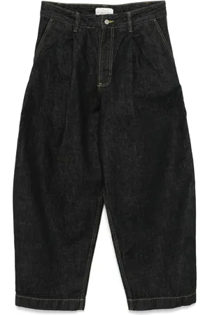 STUDIO NICHOLSON Jeans con detalle plisado