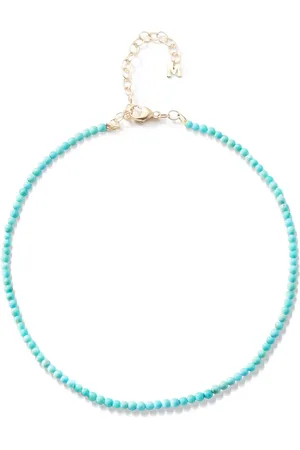 Mateo Pulsera Round en oro amarillo de 14kt con turquesa