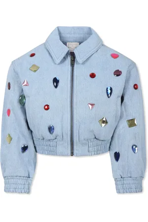 Stella McCartney Chamarra con detalles de cristal