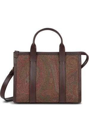 Etro Tote mini con motivo de cachemira en jacquard