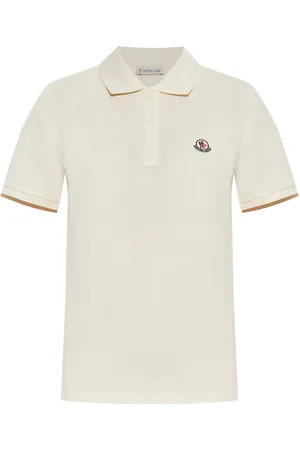 Moncler Playera tipo polo con parche del logo