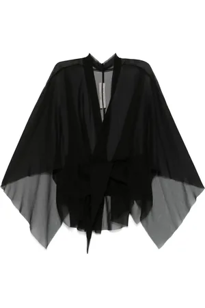 Rick Owens Chamarra con forma de media luna