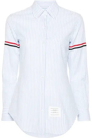 Thom Browne Camisa con rayas estampadas