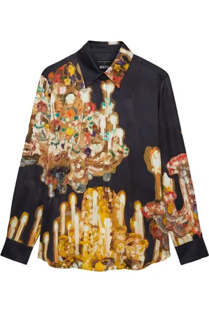 Msgm Camisa estampada