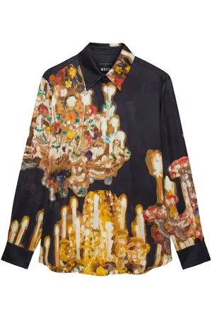 Msgm Camisa estampada