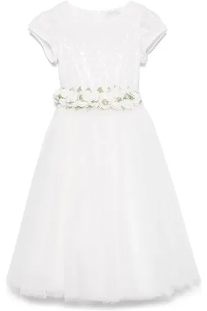 MONNALISA Vestido con diseño de paneles
