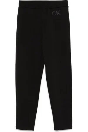 Calvin Klein Pants de vestir con logo CK