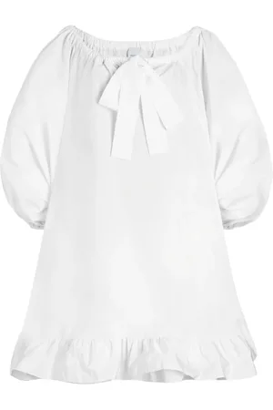 Patou Vestido midi con volantes