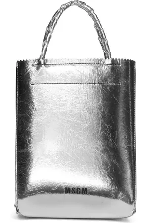 Msgm Tote metalizado