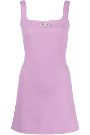 Mach & Mach Vestido sin mangas con detalle de moño