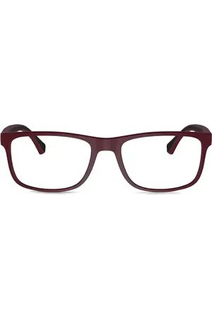 Emporio Armani Lentes con armazón rectangular
