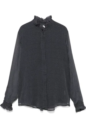 Claudie Pierlot Camisa con motivo de cuadros