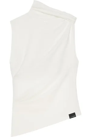 Courrèges Top drapeado