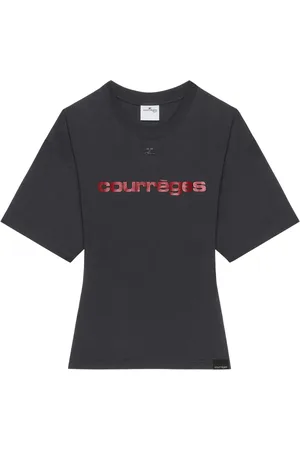 Courrèges Playera estampada