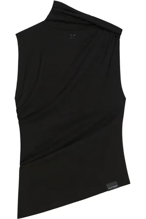 Courrèges Top drapeado