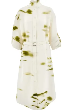 Salvatore Ferragamo Vestido camisero con estampado Blossom