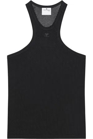 Courrèges Camiseta de malla