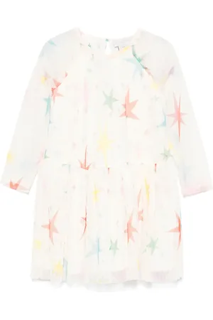 Stella McCartney Vestido con estrellas estampadas