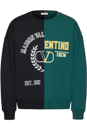 VALENTINO GARAVANI Sudadera con diseño patchwork y logo estampado