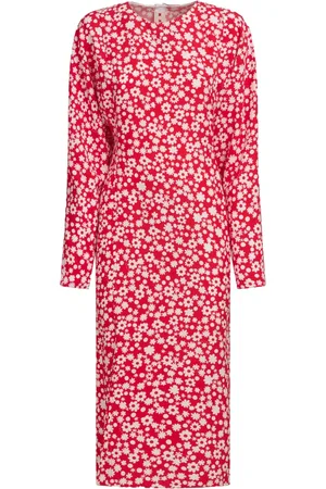 Marni Vestido midi con estampado floral