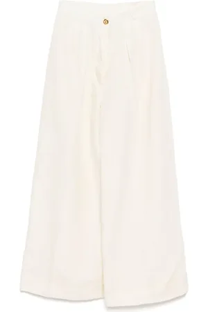 CHANEL Pantalones con logo CC en los botones 1990