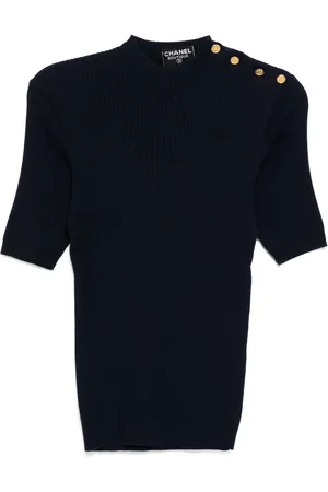 CHANEL Playera manga corta 1990