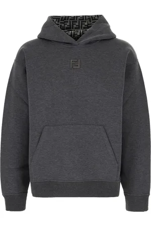 Fendi Hoodie con logo bordado