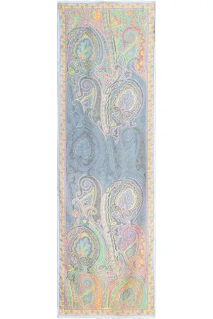 Etro Mascada con follaje estampado