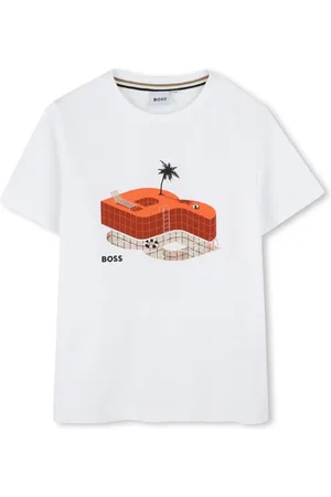 HUGO BOSS Playera con estampado gráfico