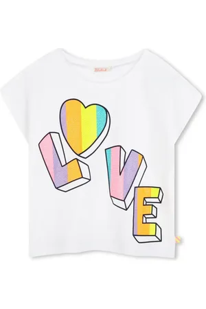 Billieblush Playera con eslogan estampado