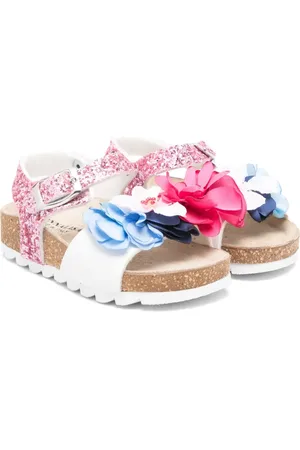 MONNALISA Sandalias con apliques de flor