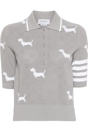 Thom Browne Playera tipo polo Hector