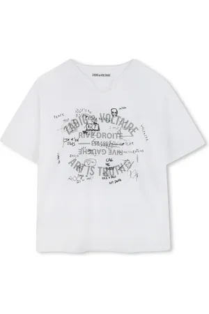 Zadig & Voltaire Playera con logo estampado