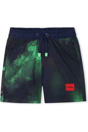 HUGO BOSS Shorts de playa con estampado tie-dye