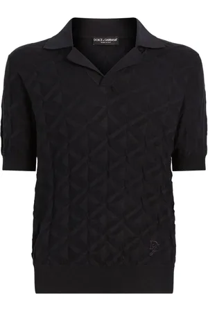 Dolce & Gabbana Playera tipo polo tejida