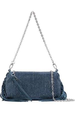 Maje Bolsa crossbody con detalles de cristal