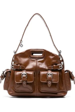 Maje Bolsa crossbody con detalle de ojales