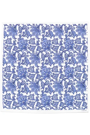 Fursac Pañuelo de bolsillo con estampado floral