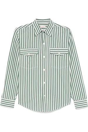 Fursac Camisa con rayas estampadas