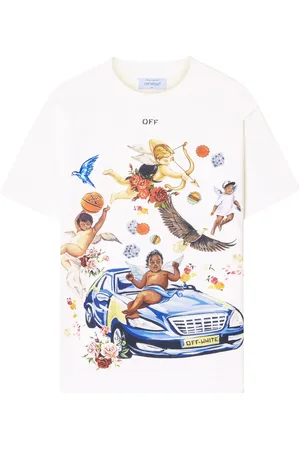 OFF-WHITE Playera Fresco Car