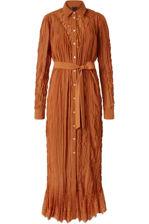 Pinko Vestido camisero con efecto arrugado