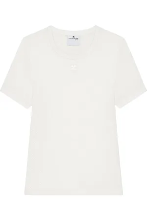 Courrèges Playera de malla