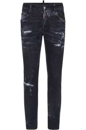 Dsquared2 Jeans slim de algodón stretch con efecto envejecido